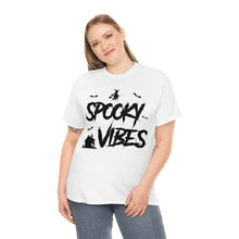 Load image into Gallery viewer, Spooky Vibes Halloween Cotton Tee
