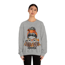 Load image into Gallery viewer, One Thankful Mama Fall Crewneck Sweatshirt
