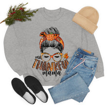 Load image into Gallery viewer, One Thankful Mama Fall Crewneck Sweatshirt
