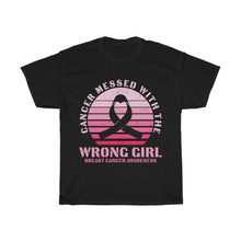 Load image into Gallery viewer, Wrong Girl Cancer Cotton Tee
