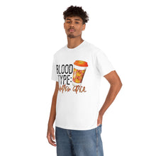 Load image into Gallery viewer, Blood Type Pumpkin Spice Fall Tee
