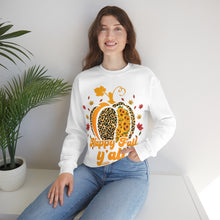 Load image into Gallery viewer, Happy Fall Y&#39;all  Crewneck Sweatshirt
