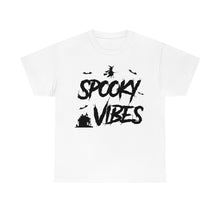 Load image into Gallery viewer, Spooky Vibes Halloween Cotton Tee
