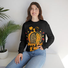 Load image into Gallery viewer, Happy Fall Y&#39;all  Crewneck Sweatshirt
