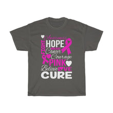 Load image into Gallery viewer, Inspirational Breast Cancer  Cotton Tee
