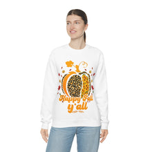 Load image into Gallery viewer, Happy Fall Y&#39;all  Crewneck Sweatshirt
