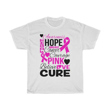 Load image into Gallery viewer, Inspirational Breast Cancer  Cotton Tee
