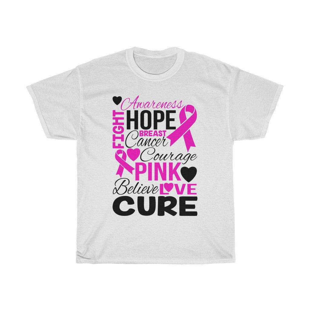 Inspirational Breast Cancer  Cotton Tee