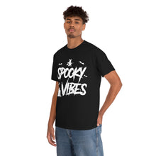 Load image into Gallery viewer, Spooky Vibes Halloween Cotton Tee
