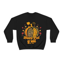 Load image into Gallery viewer, Happy Fall Y&#39;all  Crewneck Sweatshirt
