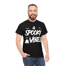 Load image into Gallery viewer, Spooky Vibes Halloween Cotton Tee
