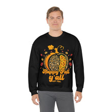 Load image into Gallery viewer, Happy Fall Y&#39;all  Crewneck Sweatshirt
