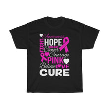 Load image into Gallery viewer, Inspirational Breast Cancer  Cotton Tee
