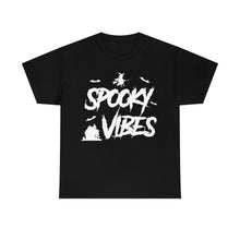 Load image into Gallery viewer, Spooky Vibes Halloween Cotton Tee
