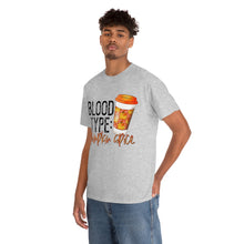 Load image into Gallery viewer, Blood Type Pumpkin Spice Fall Tee
