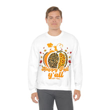 Load image into Gallery viewer, Happy Fall Y&#39;all  Crewneck Sweatshirt
