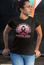 Load image into Gallery viewer, Wrong Girl Cancer Cotton Tee
